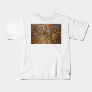 Stabian Baths - Decorative Ceiling - Pompeii Kids T-Shirt